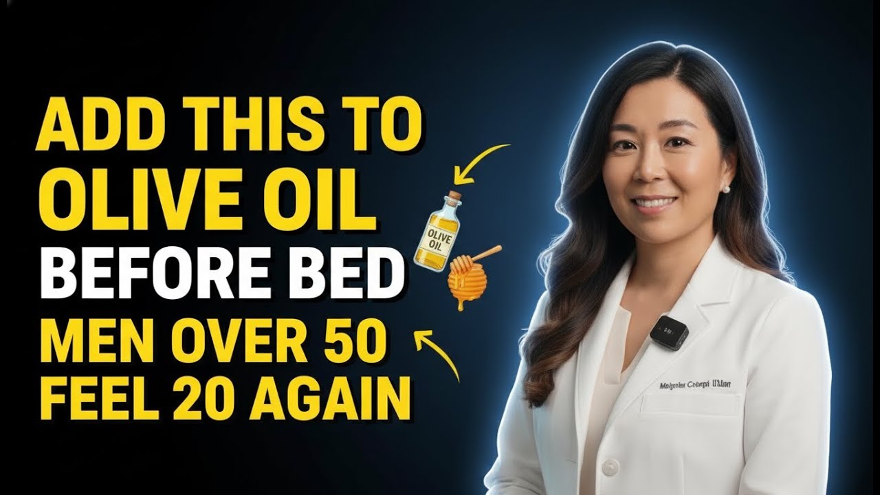 Men Over 50: Add THIS to Olive Oil Before Bed and Watch Your Testosterone Skyrocket Dr. Mika Hayashi