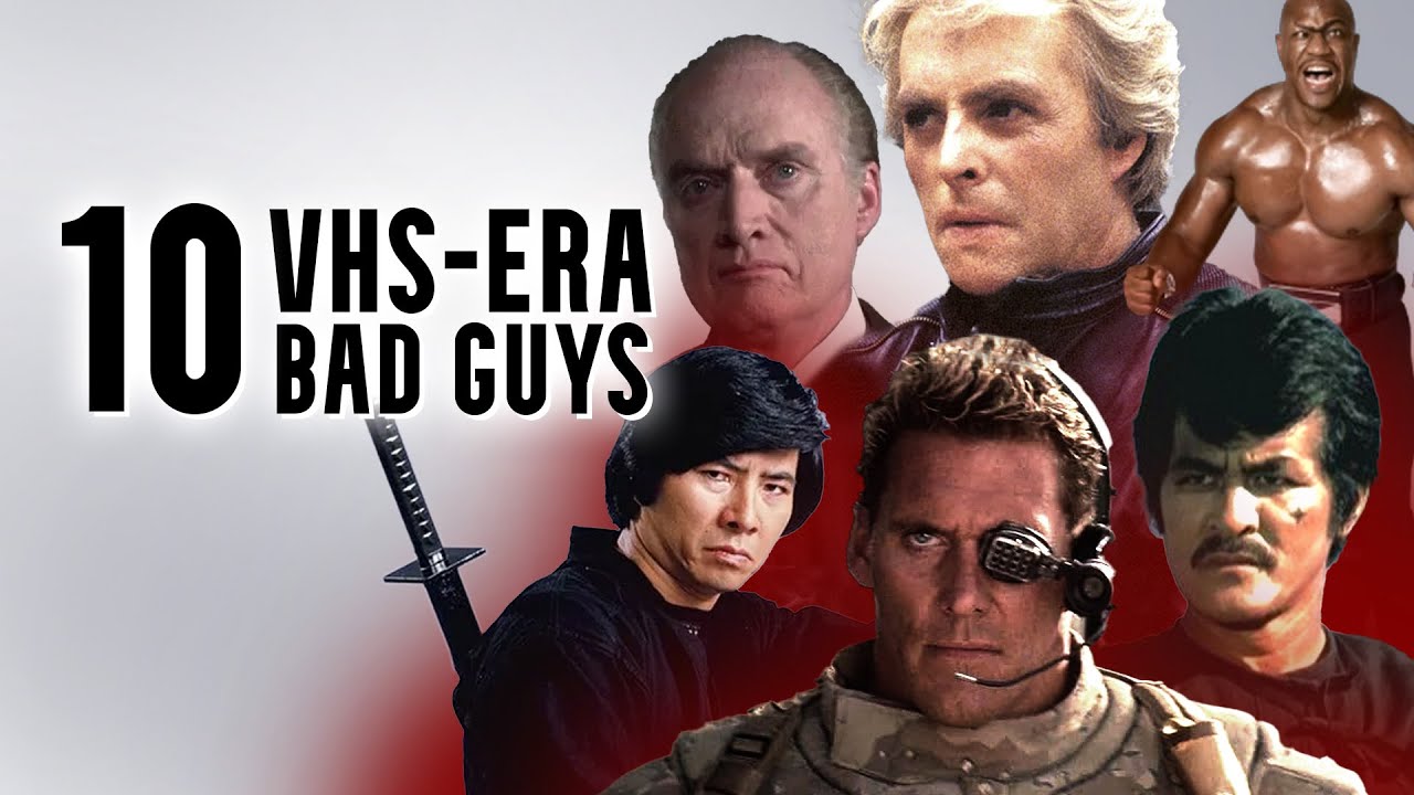 10 VHS-Era Villains Who Defined 80s & 90s Action Movies
