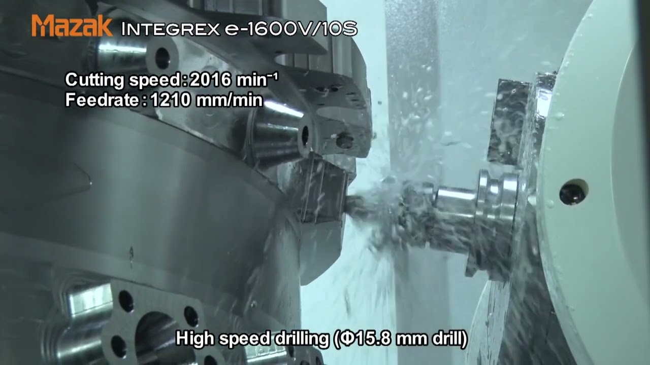INTEGREX e 1600V 10S   Jet engine casing  machining