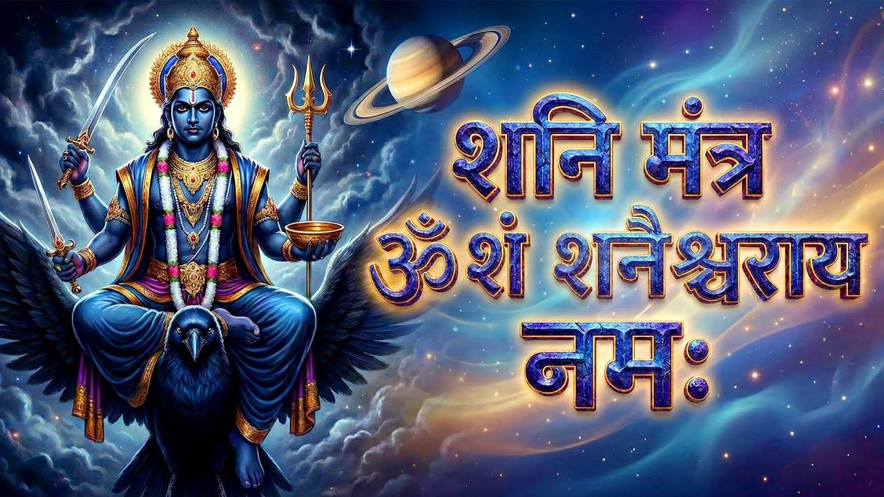 शनिवार का सबसे प्रभावशाली शनि मंत्र | ॐ शं शनैश्चराय नमः | Shani Dev Grace | शनि मंत्र