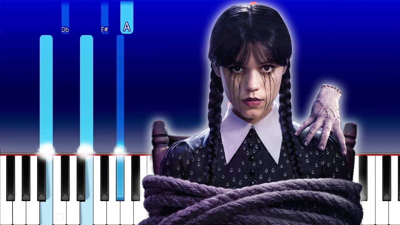 Zombie - Wednesday Season 2 (Piano Tutorial)