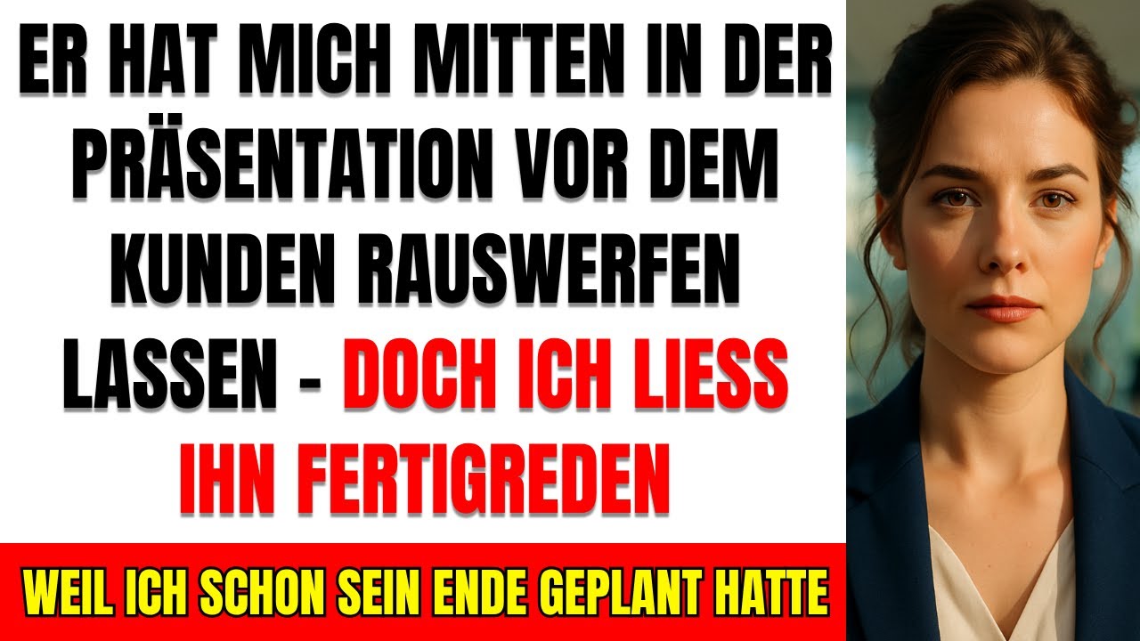 Mein Chef Überredete Den Kunden, Mich Während Der Präsentation Zu Kündigen – Ich Ließ Ihn Reden