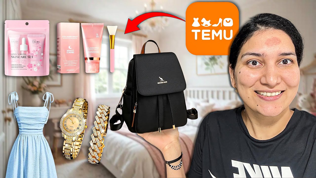 Temu se magaya itna sara saman🇨🇦| Sbke liye gifts😍|Choot kaise lagi🫣| Life in Canada🇨🇦