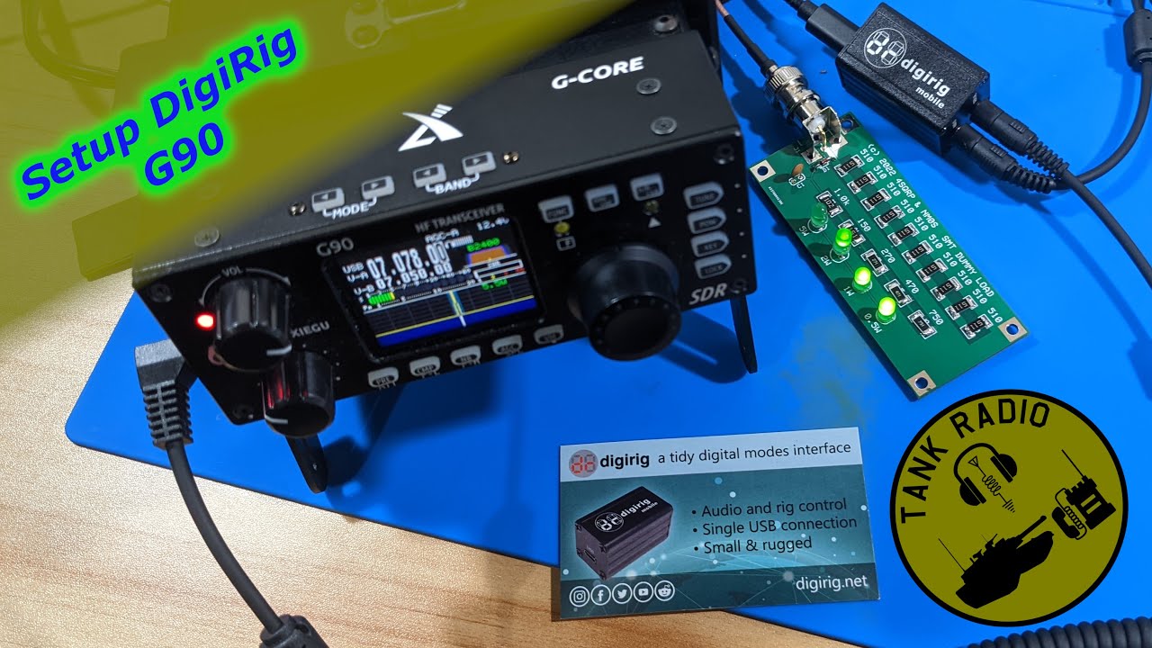 Настройка DigiRig на G90 для FT8