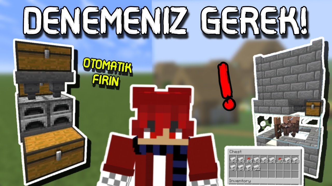 Minecraft Başlangıç Oyuncularının MUTLAKA Yapması Gereken 5 Otomatik Sistem! 🛠️