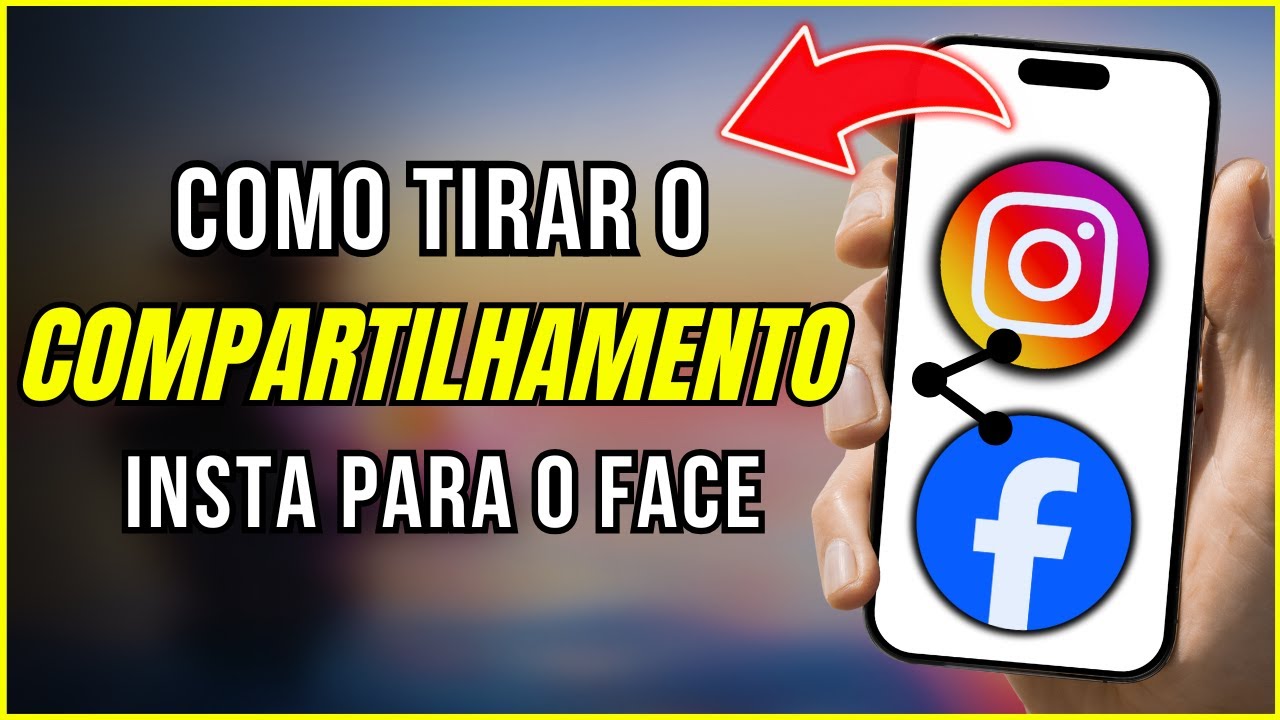 Como TIRAR O COMPARTILHAMENTO do Instagram Para o Facebook