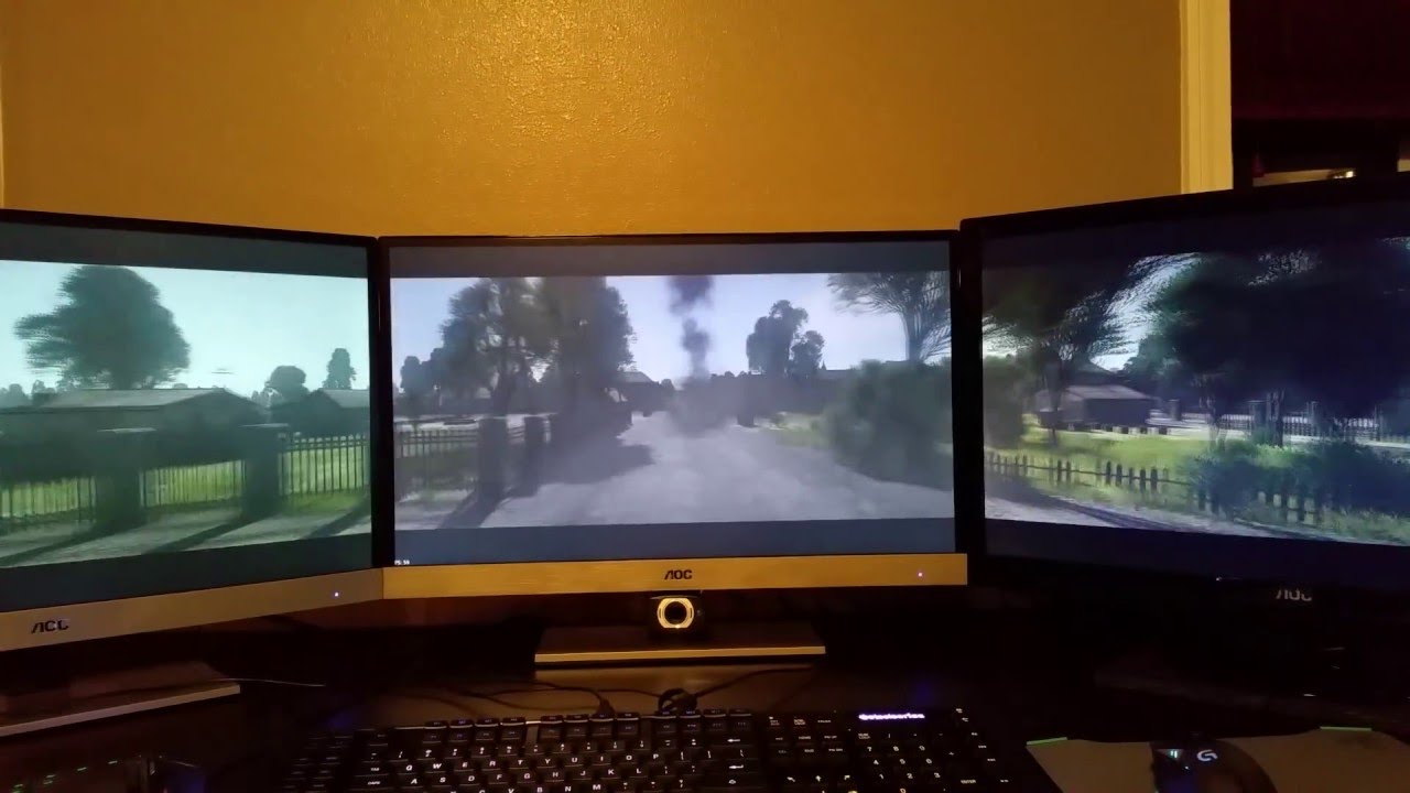 Triple Monitor Benchmark - War Thunder