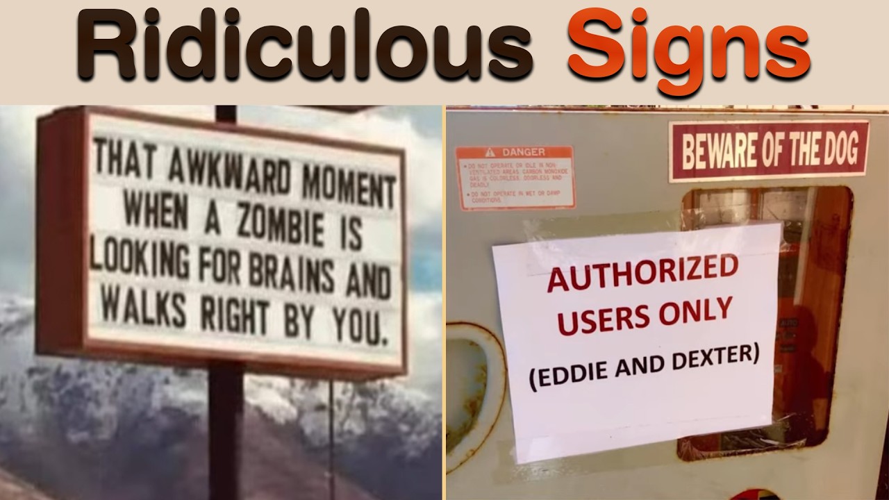 Ridiculous Signs That Turned Ordinary Warnings Into Hilarious Internet Moments || Sign Hub