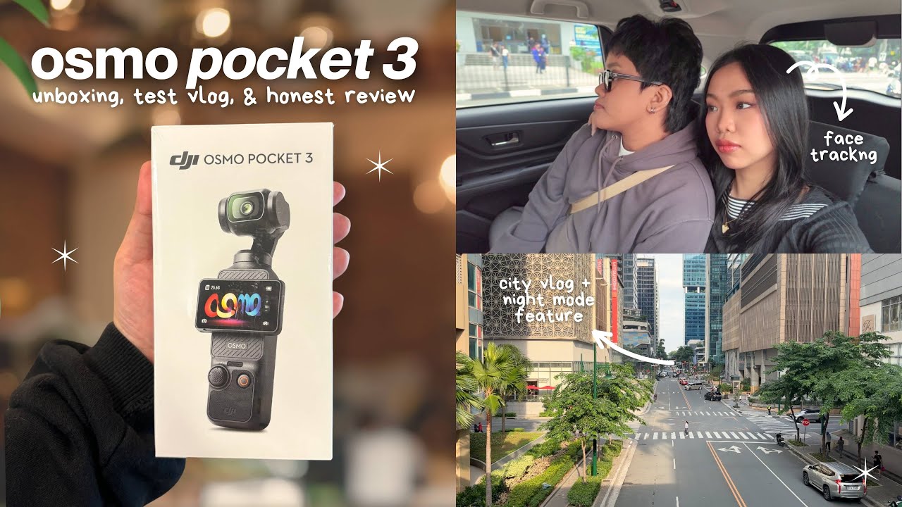 DJI osmo pocket 3 — ♡୨୧˚✧ unboxing, test vlog, & review