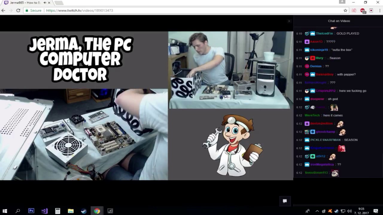 Jerma the PC Computer Doctor - Stream with chat