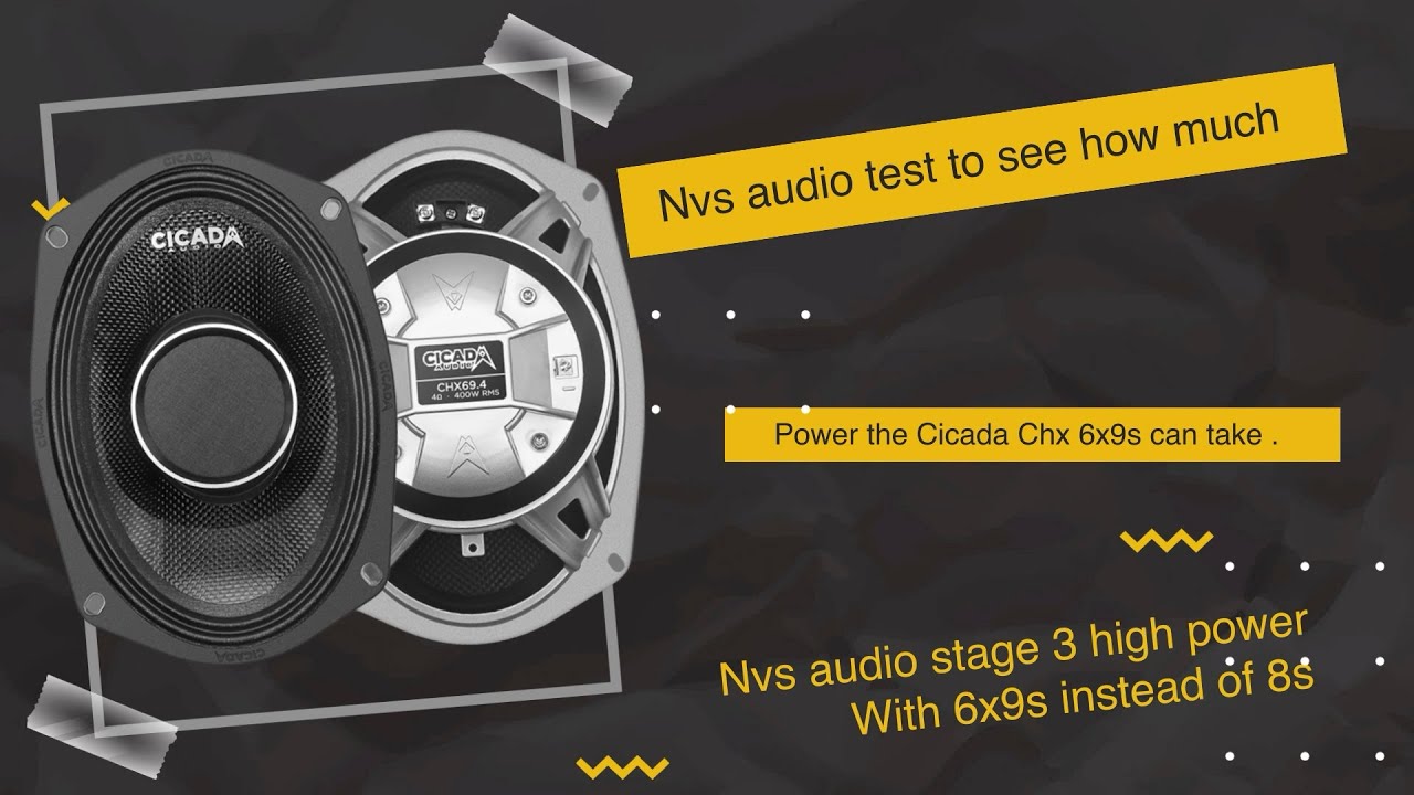 How much power can the Cicada CHX 6x9s take ? We powered a pair of the CHX 69.4 with a 1600.1