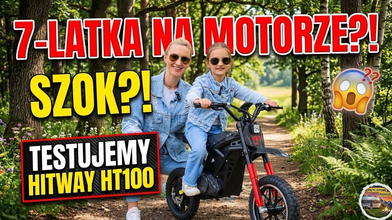 Elektryczny motor dla dzieci Hitway HT100 - Test i opinia! [Cross dla dziecka]