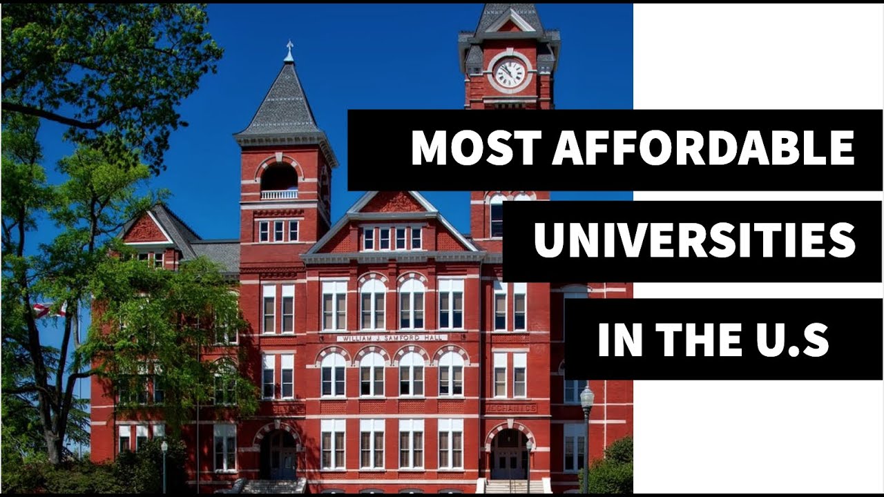Most Affordable Universities in the U S