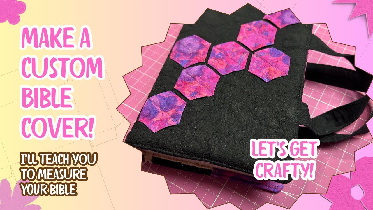 DIY Custom Bible Cover Sewing Tutorial (Perfect for YOUR Bible!)