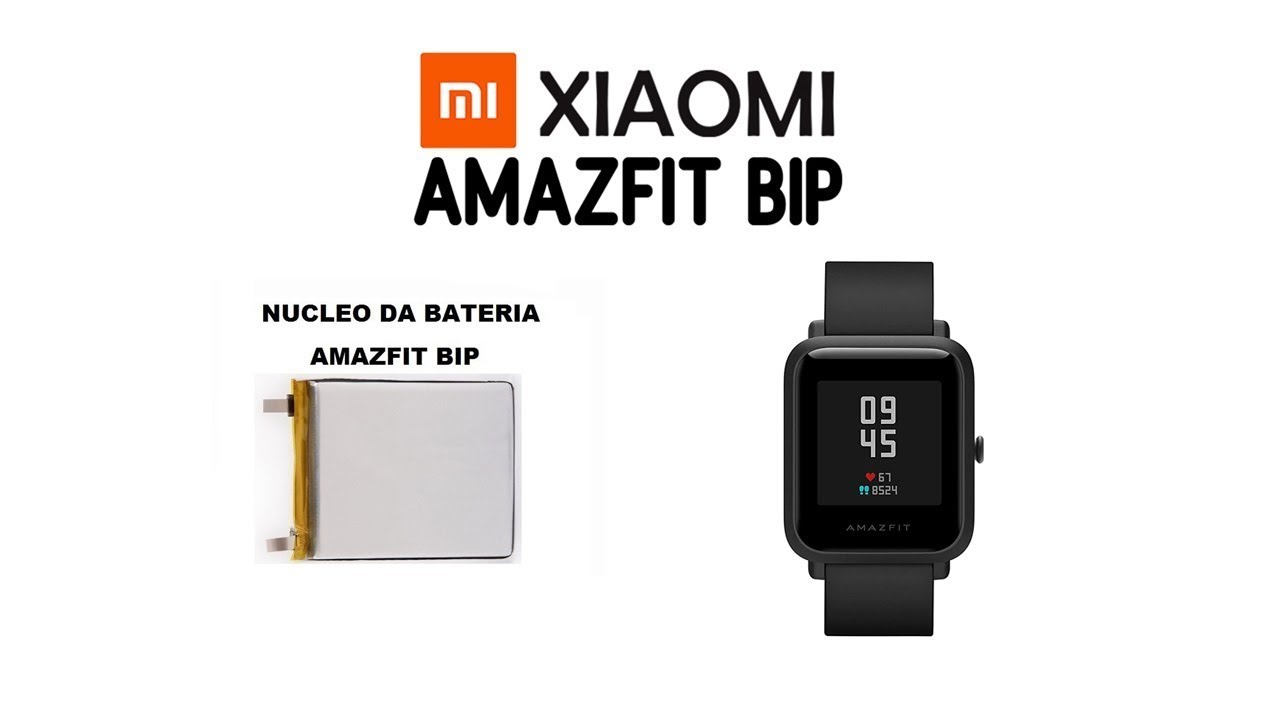 Trocando bateria amazfit bip