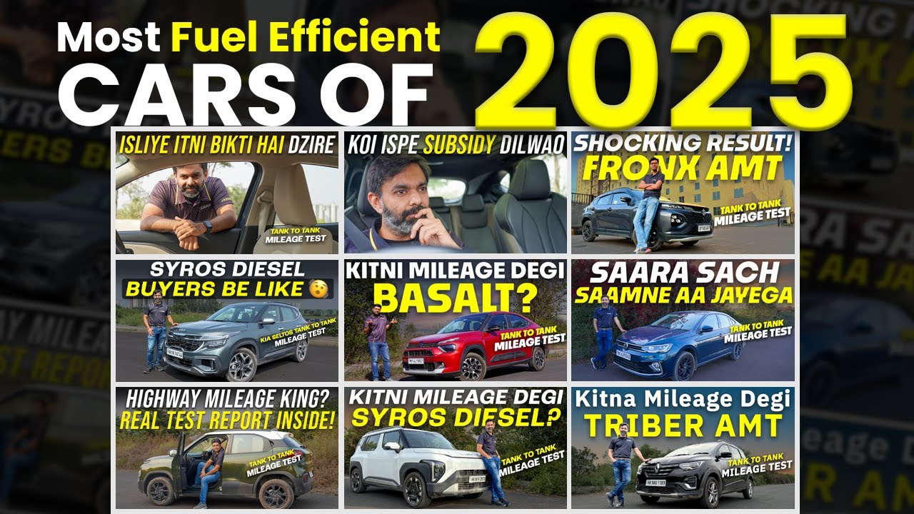 2025 Fuel Efficiency Test Report | The Most Fuel Efficient Cars Of 2025