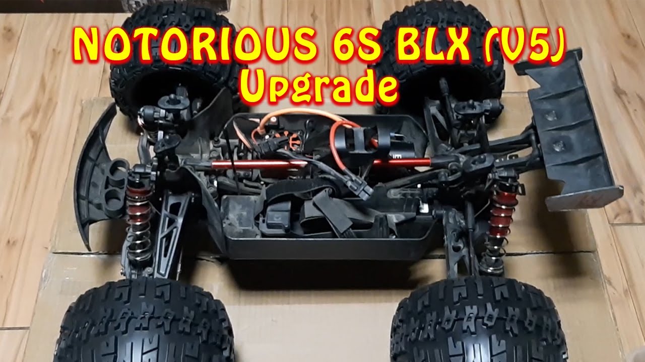RC car 1/8 scale ARRMA NOTORIOUS 6S BLX (V5) Upgrade. 알씨카 1/8 스케일 아르마 노트리우스 6셀 BLX (V5) 업그레이드.