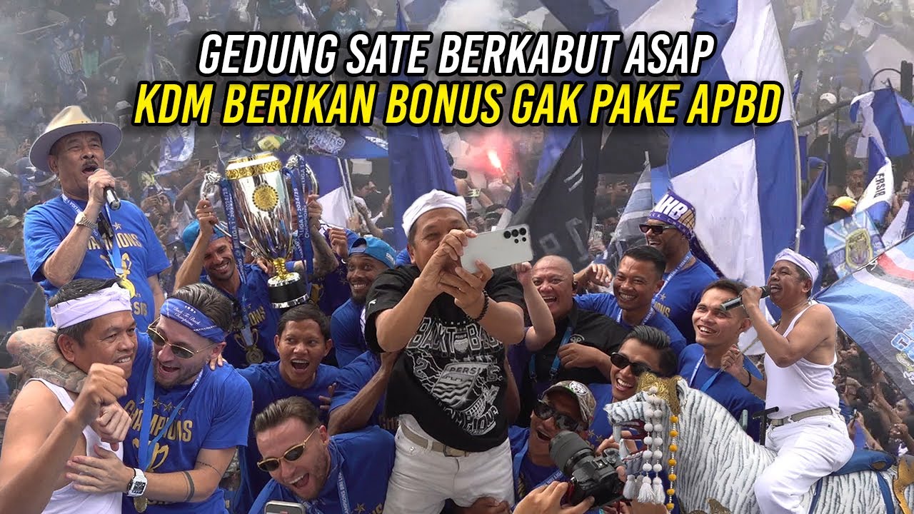 GEDUNG SATE BERKABUT ASAP | KDM BERIKAN BONUS NGGAK PAKE APBD