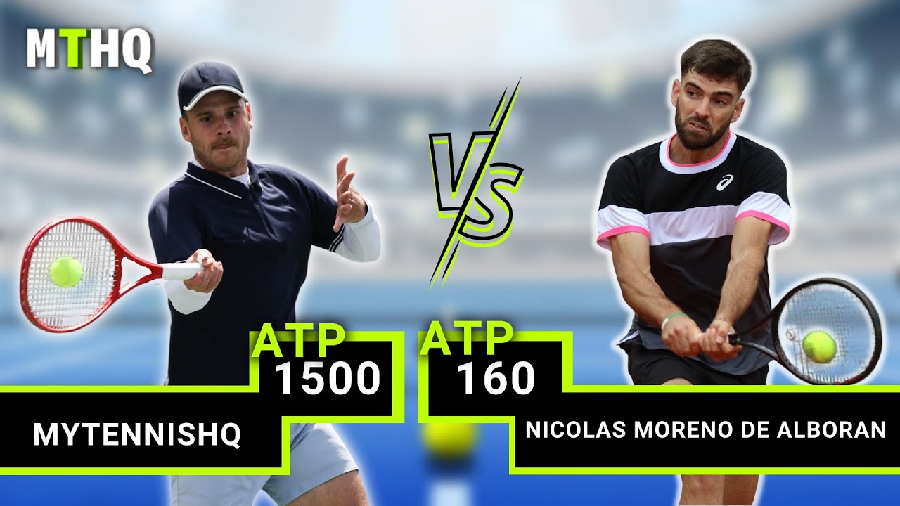 ATP 1500 vs ATP 160 COURT LEVEL Practice Set - Can I Keep Up??