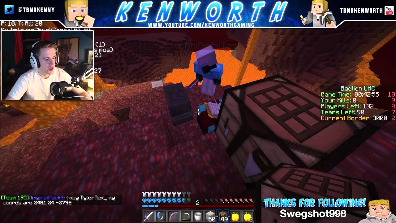 BADLION UHC (MINECRAFT ULTRA HARD CORE) w/TBNRkenWorth