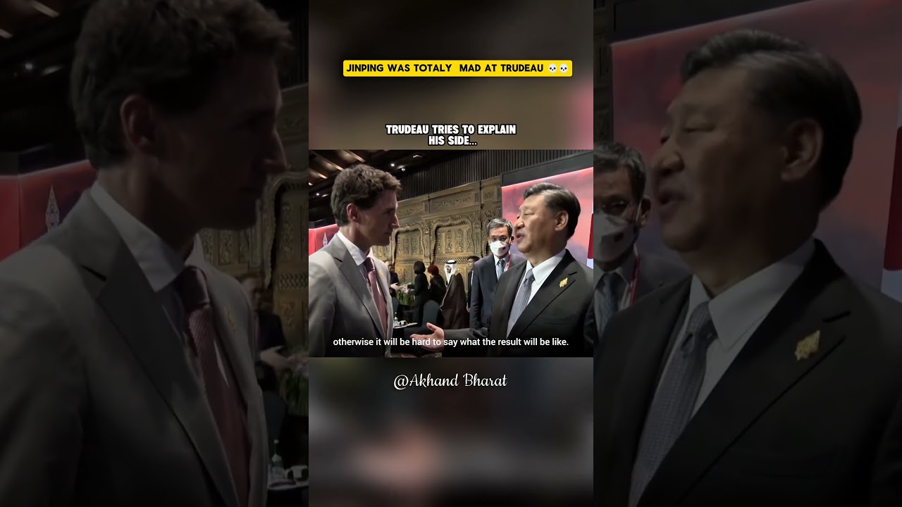 Си Цзиньпин🇨🇳 не смог скрыть своей реакции на Трюдо🇨🇦 💀