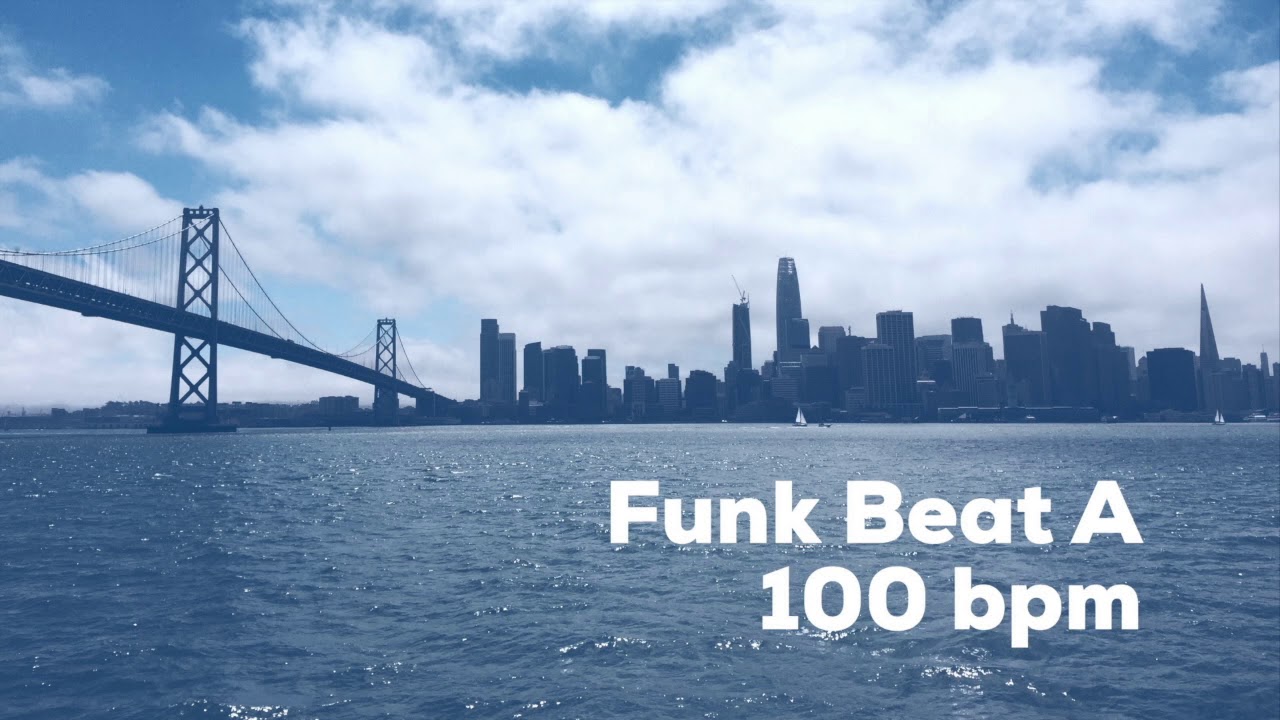 Funk Beat A Drum Track 100 bpm