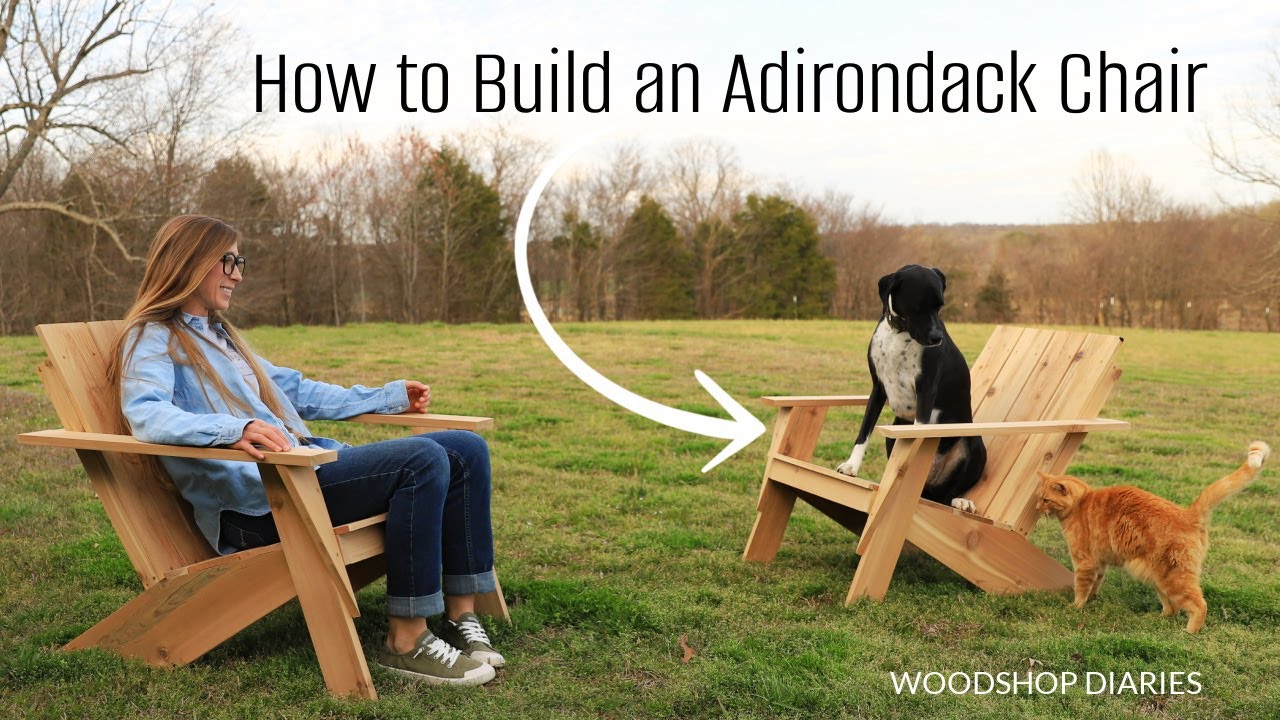 How to Build a Modern Adirondack Chair