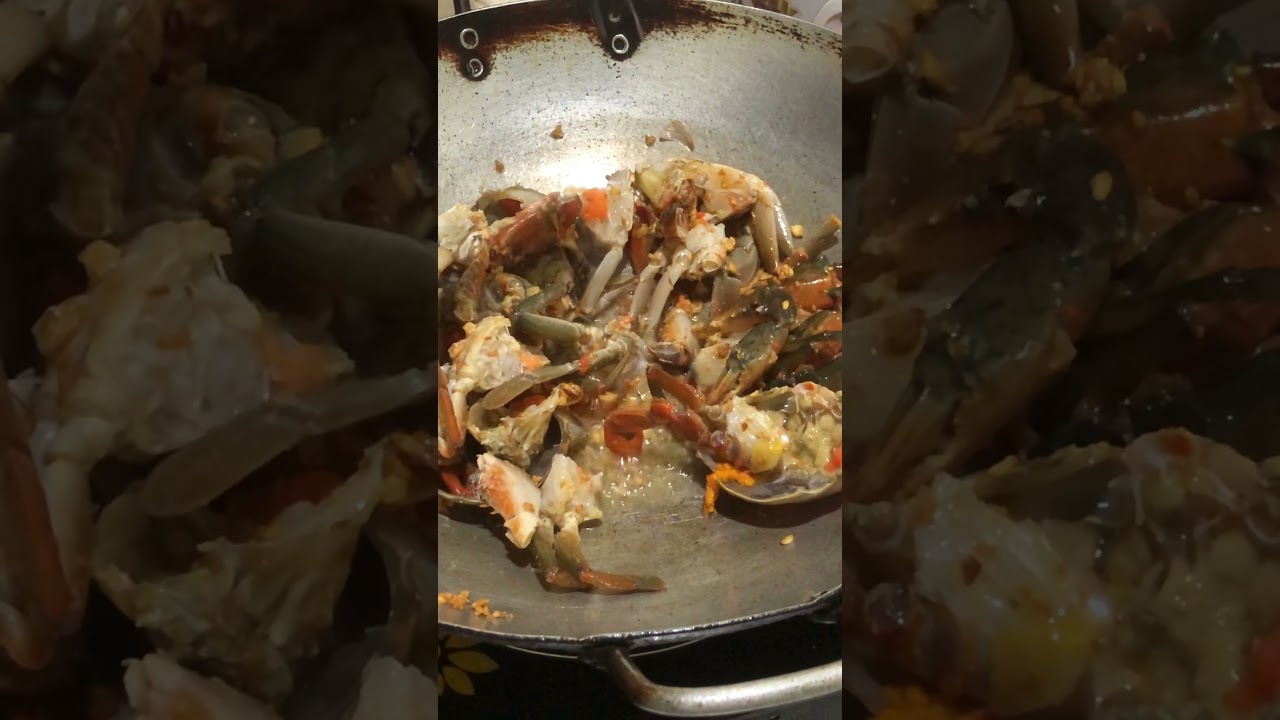 How to cook rock crab 🦀 stir fried very delicious food