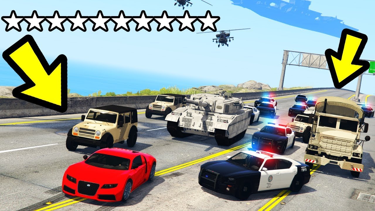 GTA 5 &mdash; 10 звёзд розыска! (LOC SANTOS LOCKDOWN)