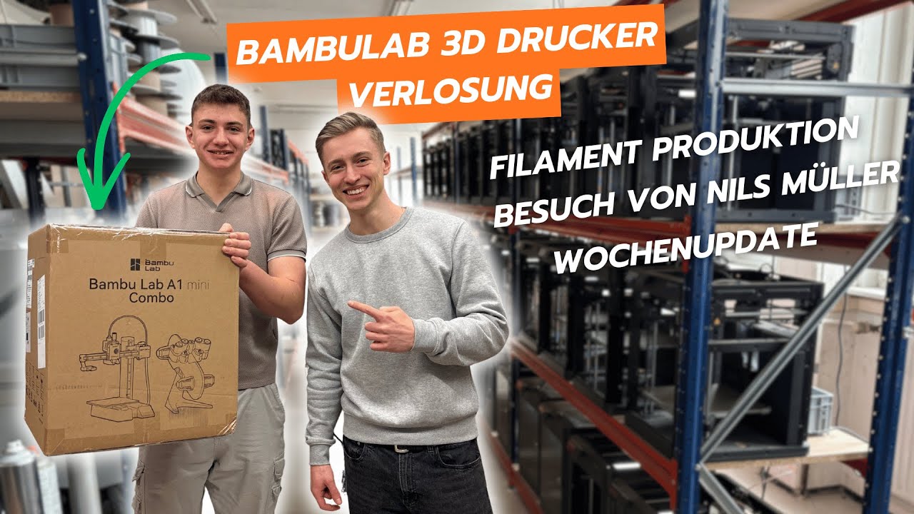 Bambulab 3D Drucker Verlosung | Wochenupdate mit @Nilsmüller3d