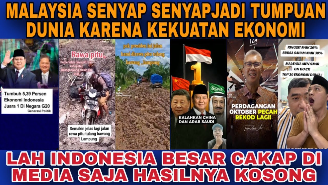 MALAYSIA TAK BANYAK CAKAP‼️TAPI JADI SOROTAN DUNIA LAH KITA CAKAP BESAR HASIL KOSONG‼️