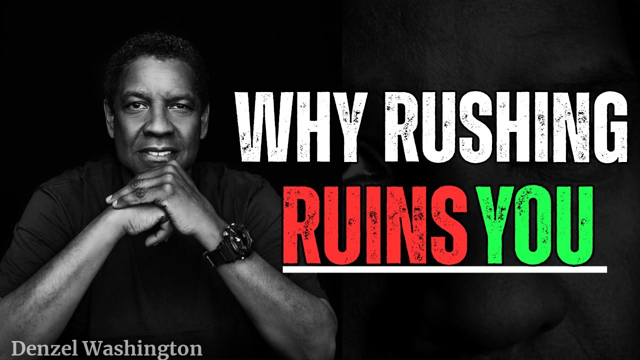 Trust Your Pace &mdash; Your Path Is Not a Race | Denzel Washington Motivational Speech