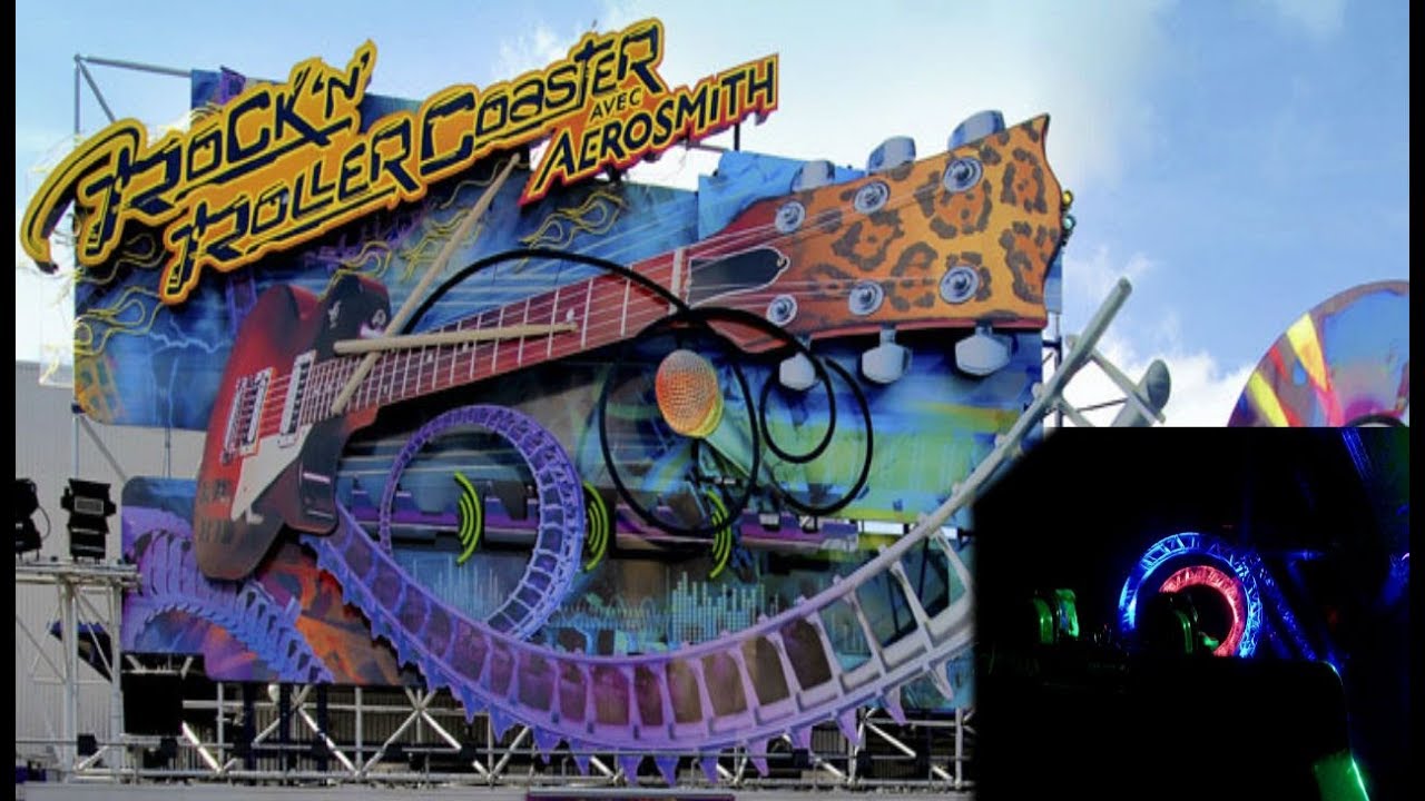 Rock 'n' Roller Coaster starring Aerosmith Onride - Atracción Aerosmith en Disneyland Paris