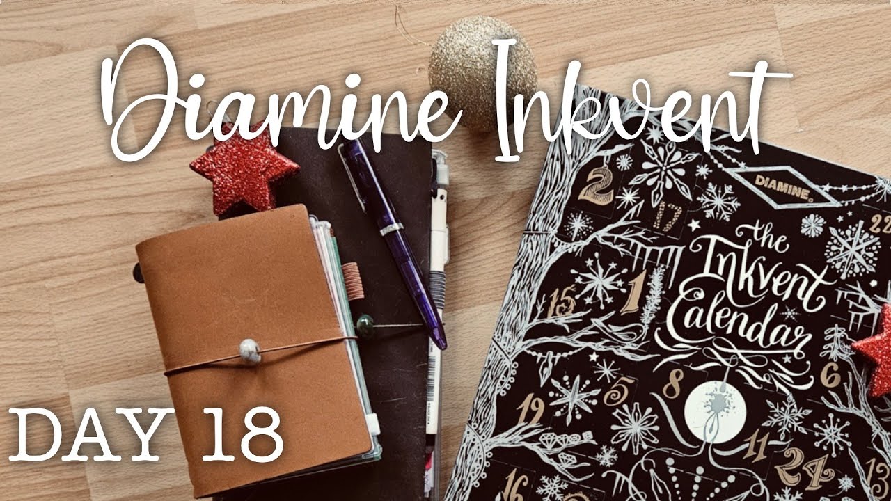 INKVENT DAY 18 // Opening the Diamine Advent Calendar