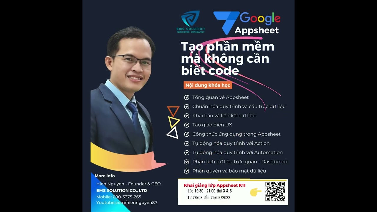 Khai giảng lớp Appsheet K11
