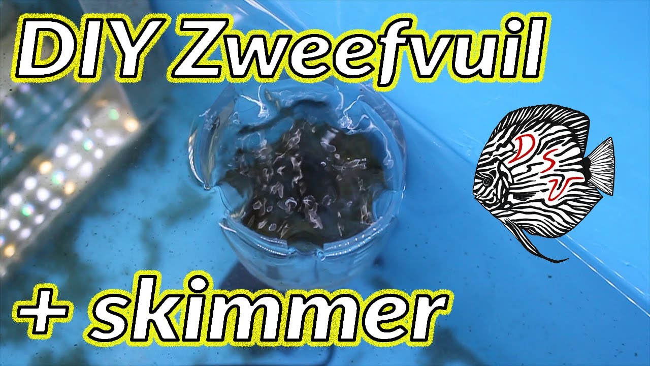 Doe-het-zelf zweefvuil filter, DIY aquarium skimmer | Aquarium Sunshine Valley