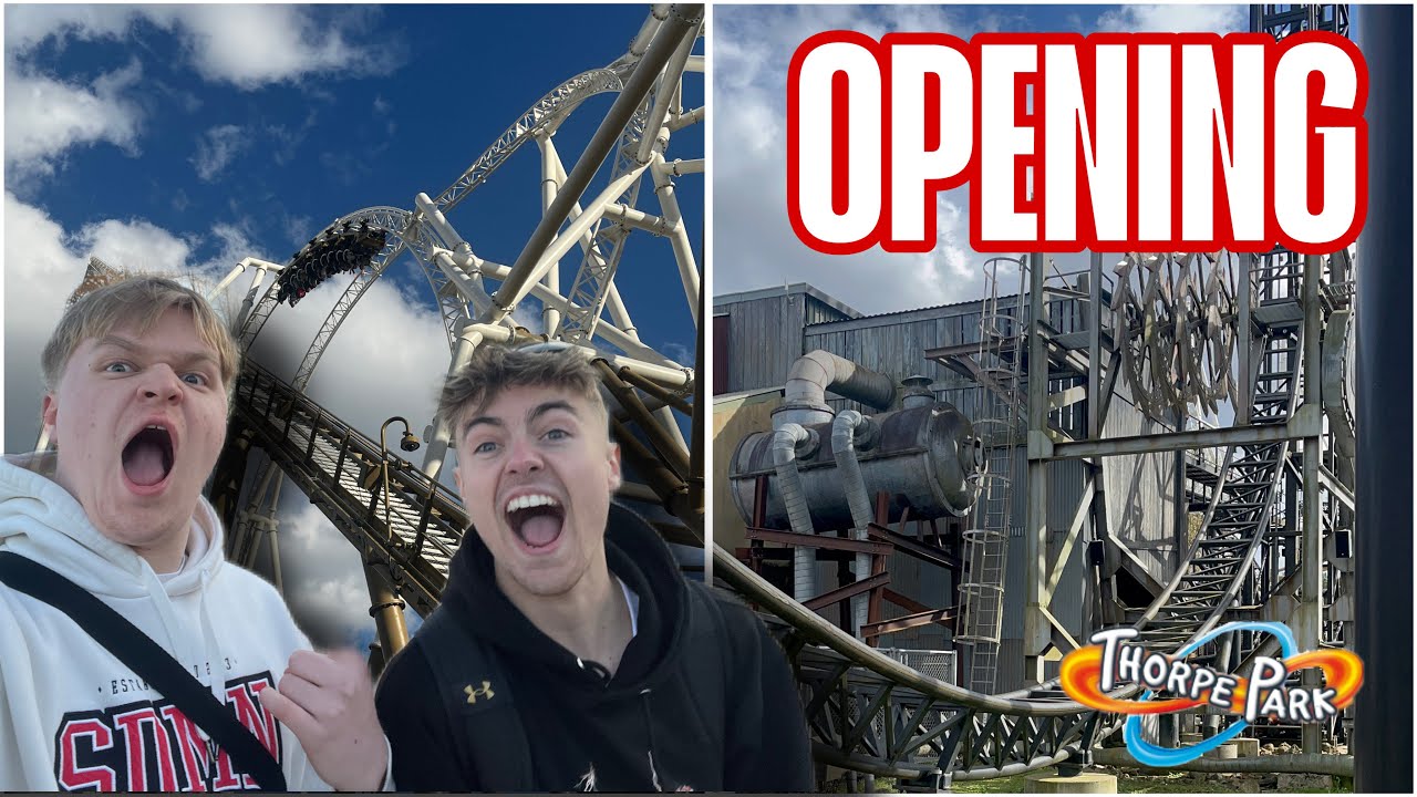 Thorpe Park *OPENING DAY* Vlog March 2025