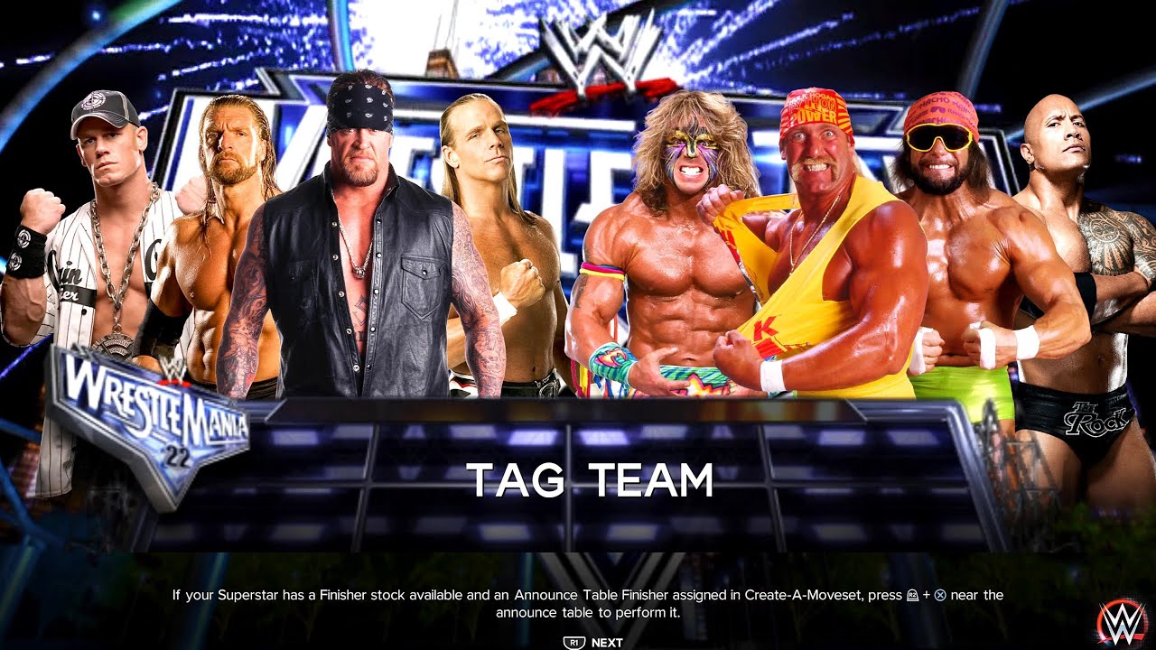 Team Undertaker vs. Team Hulk Hogan | Tag Team Elimination Match | WWE 2K23