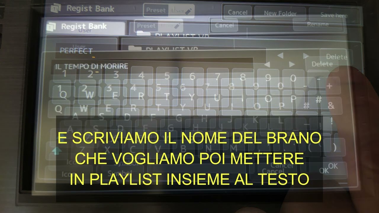 Dove trovare i testi dei brani e come aggiungerli  alle Playlist per Genos e PSR-SXxxx