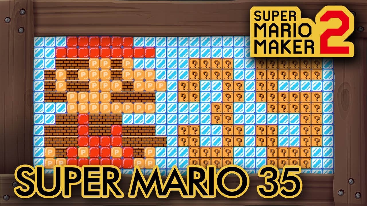 Super Mario Bros. 35 Recreated in Super Mario Maker 2