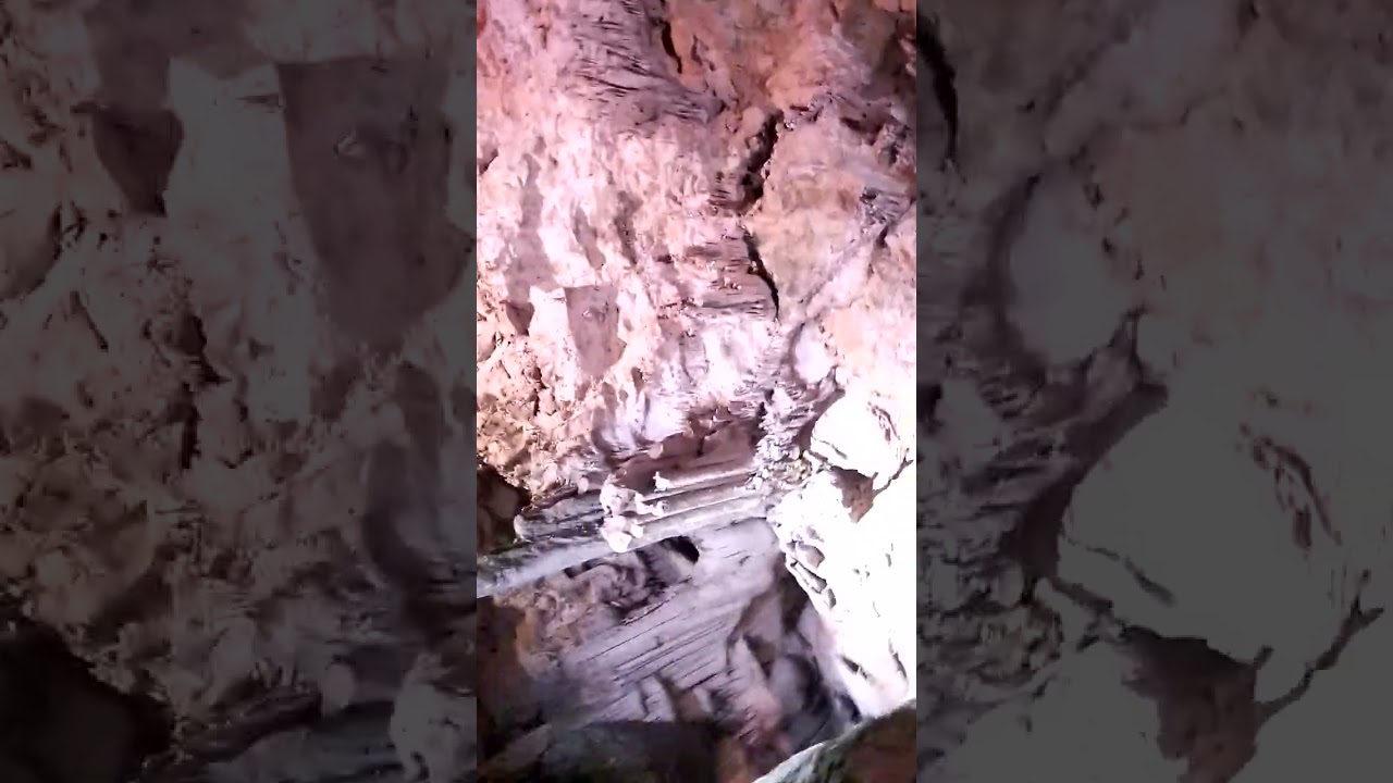 Inside the caves of Gibraltar can you see the Angel???