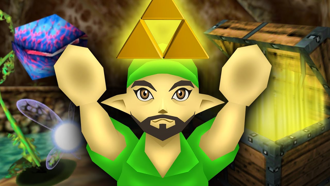 ocarina of time pero hay que buscar la trifuerza para ganar