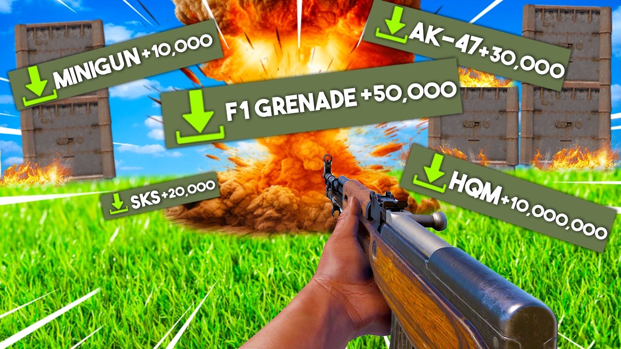 Я играл на сервере Rust с рейтингом 10 000 000 000x!