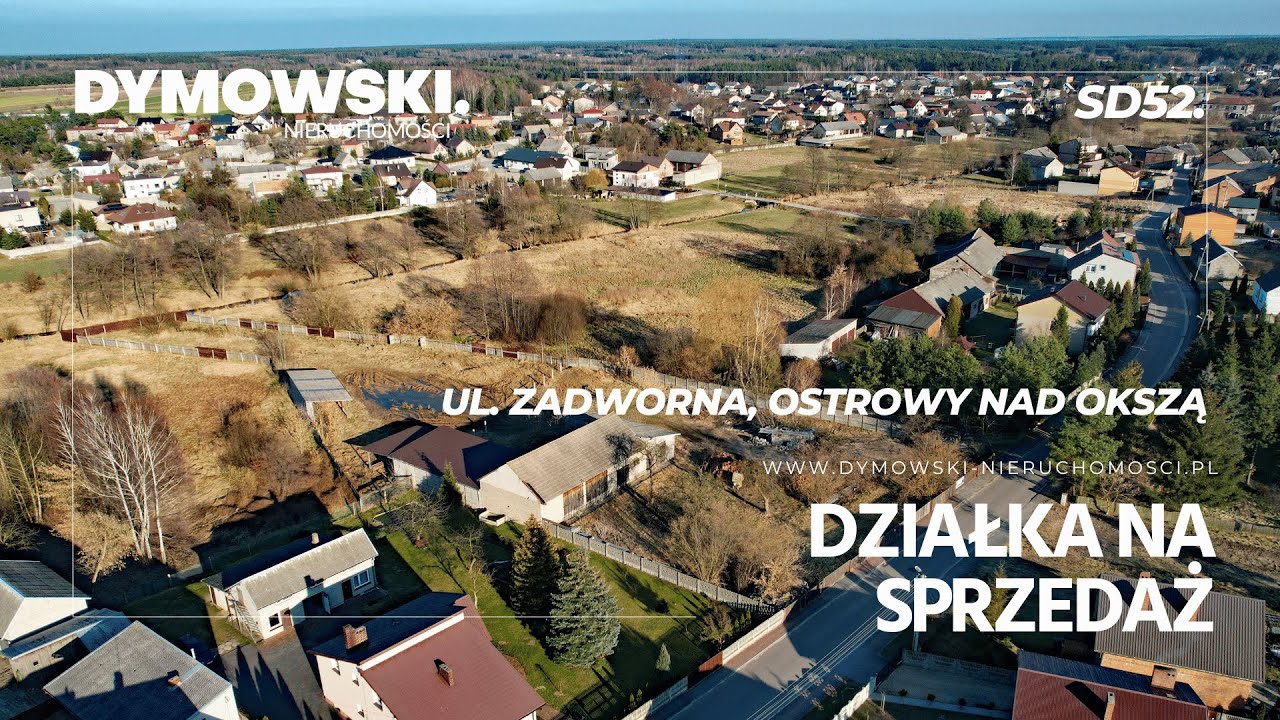 Działka budowlana w Ostrowach nad Okszą (SD52.)