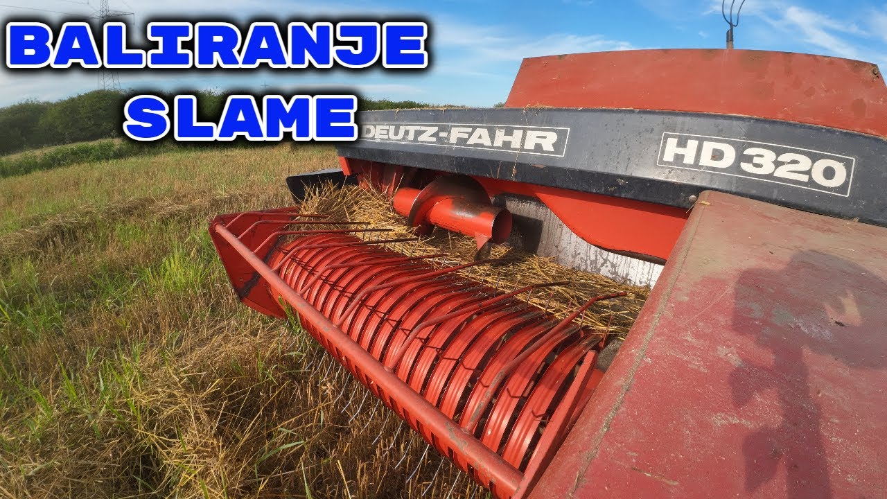 DEUTZ FAHR HD320 - Baliranje Slame - SEZONA 2024.