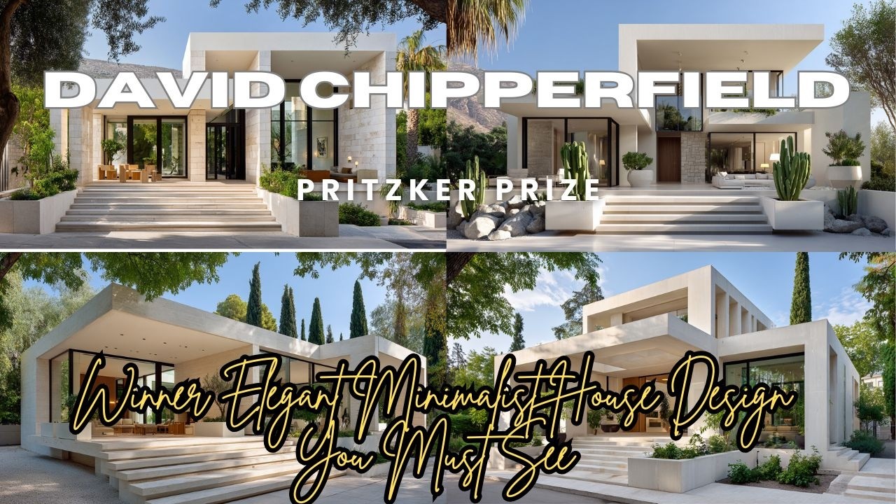 David Chipperfield Pritzker Prize Winner Elegant Minimalist House Design You Must See