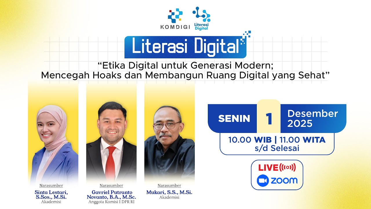 🔴 LIVE NOW — Literasi Digital 2025