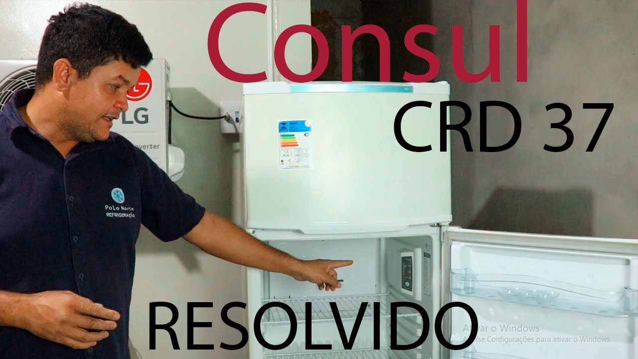 🛑Geladeira Consul CRD 37 NÃO GELA NADA.