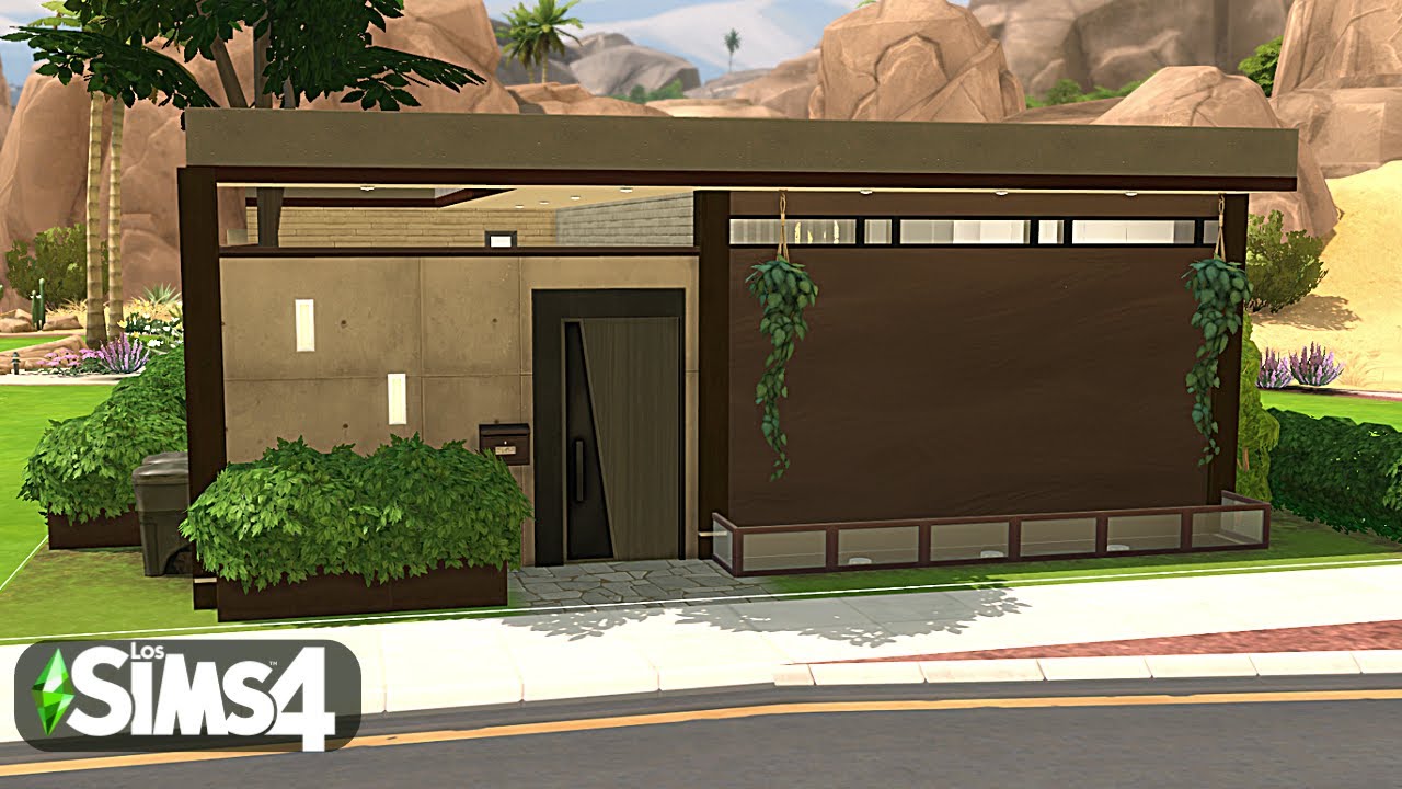 Single Mom Modern House | SIMS 4| SPEED BUILD NO CC