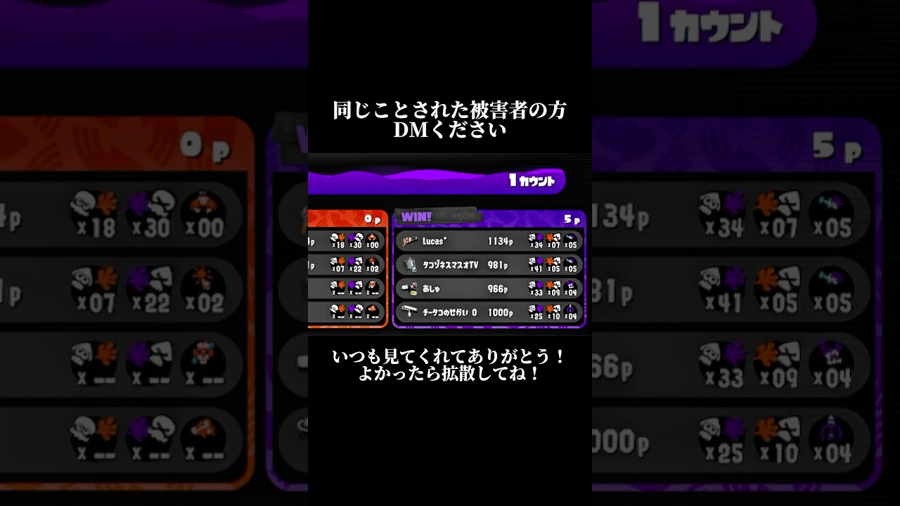 今のスプラのC帯が完全に終わってる&hellip;【拡散希望】